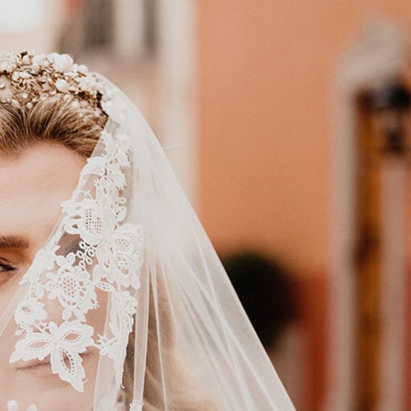 Custom-made handcrafted cathedral veil! - Picture 3 of 16